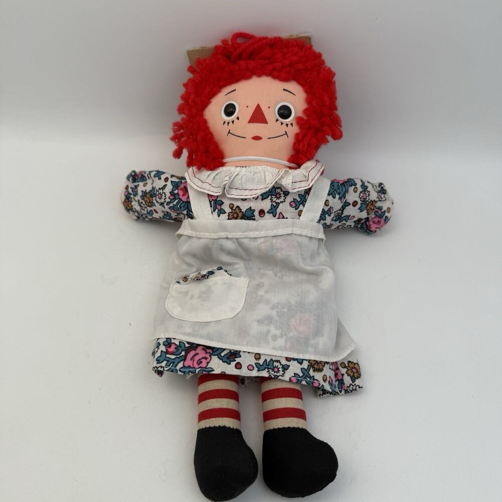 Vintage 1970s Knickerbocker Raggedy Ann & Andy 7" Dolls - NEW - Picture 2 of 10